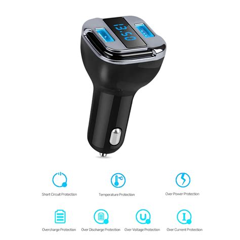 Dual USB Car Charger Car GPS Tracker Locator Real Time Tracking Device Detector Voltmeter Mini ...