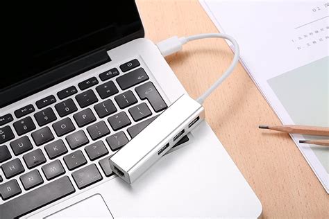 Buy Usb 3.0 To Ethernet Adapter 3-port Usb 3.0 Hub With Rj45 10 100 ...