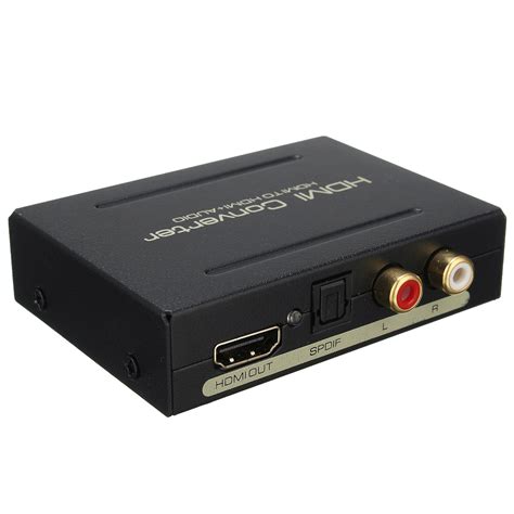 HDMI to HDMI and Optical SPDIF RCA L/R 1080P 5.1CH Audio Extractor Converter | Alex NLD