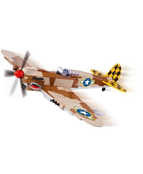 COBI Small Army World War II Curtiss P40K Warhawk Airplane 265 Piece Construction Blocks ...