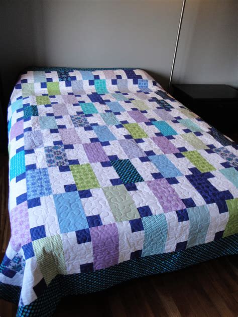 All Around the Blocks Double Size Quilt - Etsy