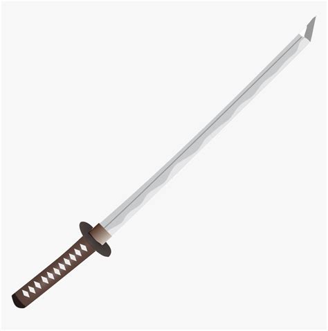 Transparent Katana Png - Samurai Sword Clip Art, Png Download , Transparent Png Image - PNGitem