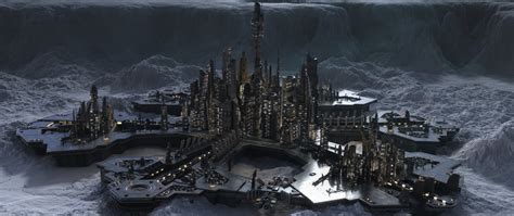 Building, Atlantis, Stargate Atlantis, City, Stargate, 2K HD Wallpaper