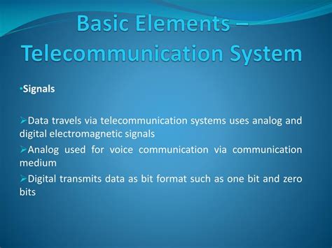 PPT - Telecommunications Systems PowerPoint Presentation, free download - ID:7343791