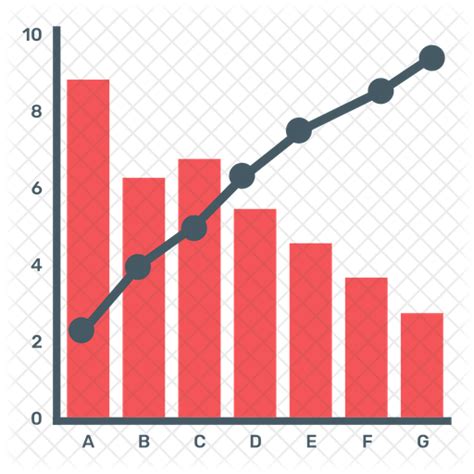 Pareto Chart Icon - Download in Flat Style