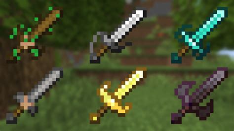 Better Vanilla Swords Minecraft Texture Pack