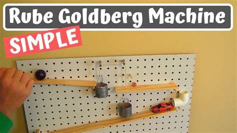 Simple Rube Goldberg Machine - YouTube