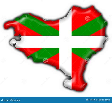 Basque Button Flag Map Shape Stock Illustration - Illustration of patriot, puzzle: 4435401