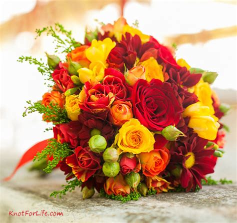 Fall Roses and Mums Bridal Bouquet - Knot For Life