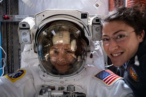 Astronauts say all-female spacewalk a sign of the times at NASA - CBS News