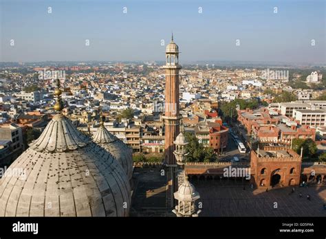 Aerial view of Jama Masjid Stock Photo - Alamy