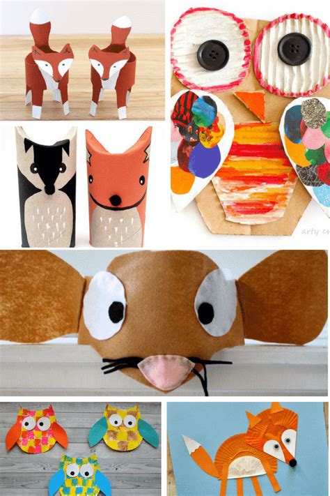 Adorable Forest Animal Crafts - Arty Crafty Kids