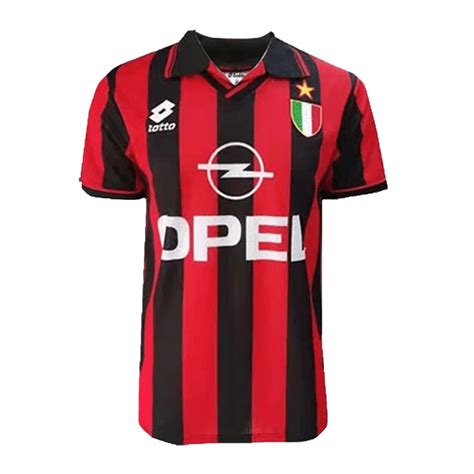 Vintage Soccer Jersey AC Milan Home 1996/97 | Gogoalshop