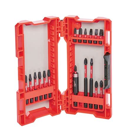 Milwaukee SHOCKWAVE Driver Bit Set (18-Piece)-48-32-4403 - The Home Depot