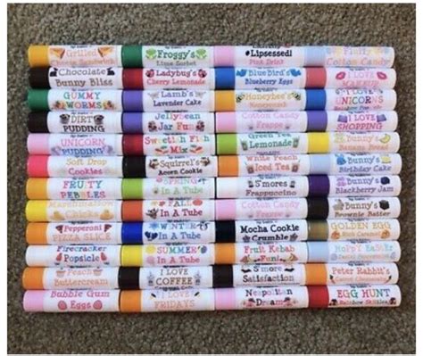 The entire lipsessed lip balm collection | Lip balm labels, Lip balm ...