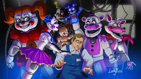 FNAF Sister Location fanart by LadyFiszi on DeviantArt