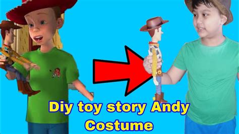 Homemade toy story Andy costume - YouTube