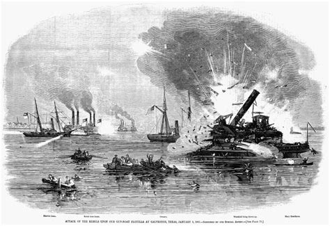 Civil War Blockade 1863. Nthe Breaking Of The Federal Blockade Of ...