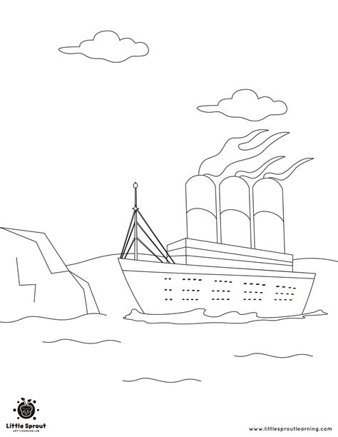 Titanic Coloring Pages - Little Sprout Art + Learning Lab