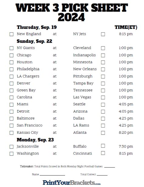 Nfl Week 3 2024 Predictions - Cookie Merrilee