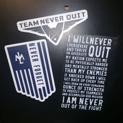 Never Quit Sticker Pack – Team Never Quit