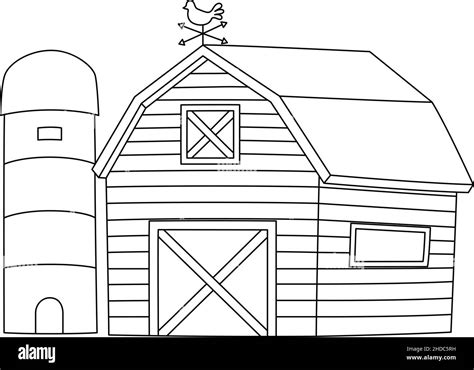 Farm House Coloring Pages