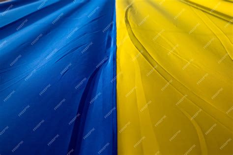 Premium Photo | The flag of Ukraine is one of the main symbols of the ...