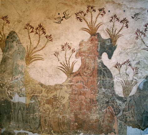 Bronze Age Art at Santorini, Greece image - Free stock photo - Public ...