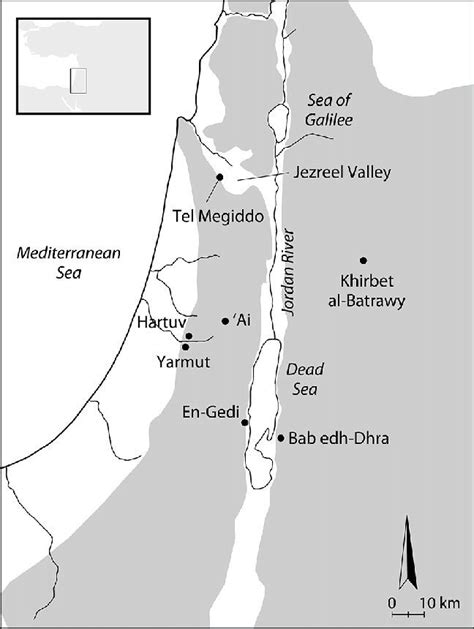 Jezreel Valley Map - ChurchBibleStudies.org