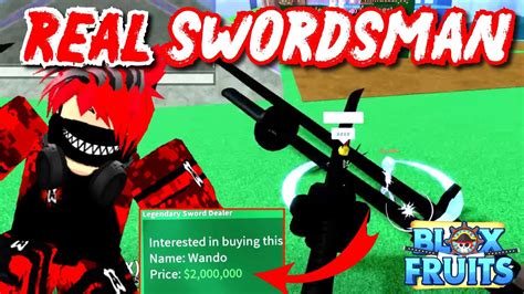 Swordsman Blox Fruits How to get shisui wando and saddi second pvp channel