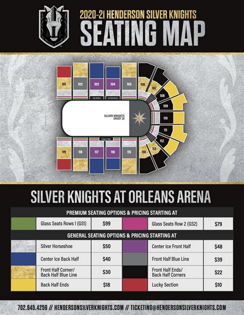 Silver Knights Season Ticket Seat Selection Begins Next Week - SinBin.vegas