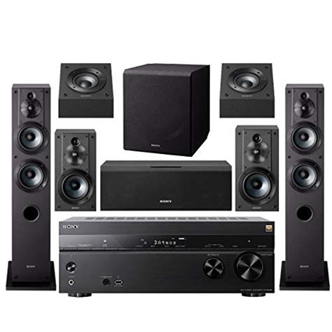 Sony 7.2 Dolby Atmos Wi-Fi 4K Network AV Surround Home Theater Receiver STRDN1080 with Complete ...