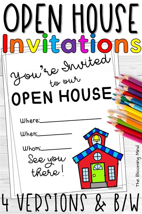 Open House Invitation Template