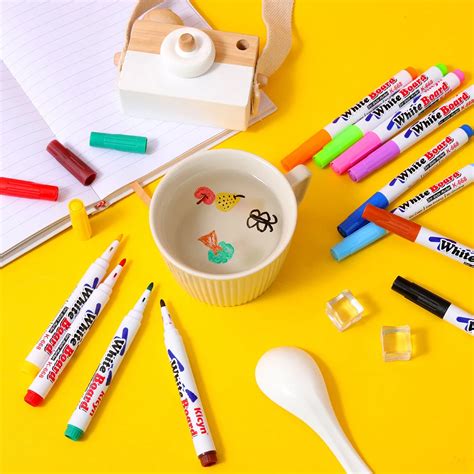 8 Colors Magical Water Painting Pen Whiteboard Markers For School Classroom Kids Water Drawing ...