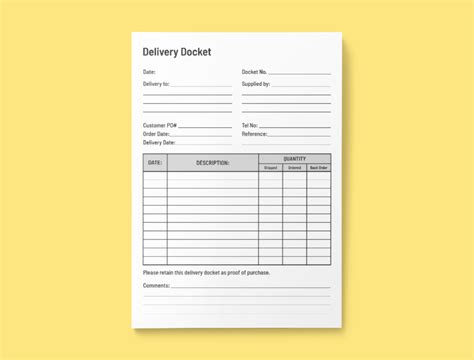 General Delivery Docket Book - UBIX