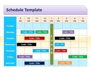 Schedule Template for PowerPoint