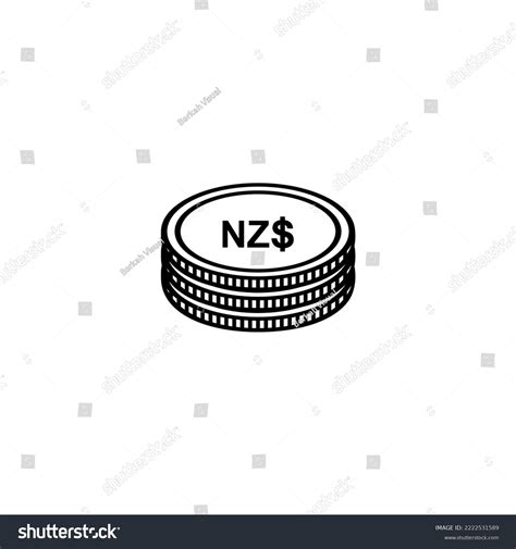 New Zealand Currency Icon Symbol New Stock Vector (Royalty Free) 2222531589 | Shutterstock