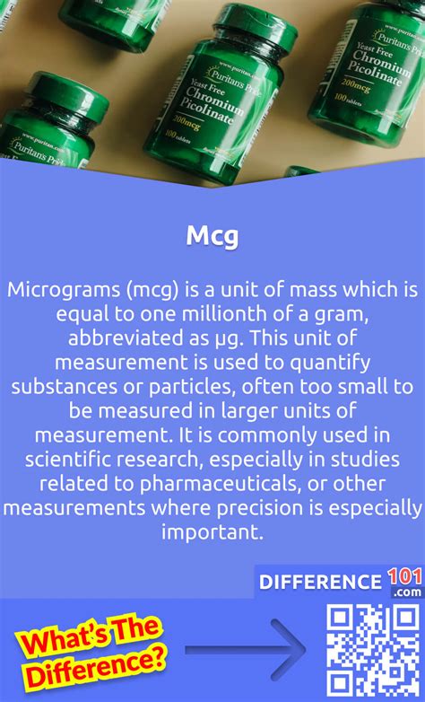 Mg vs. Mcg: 5 Key Differences, Pros & Cons, Similarities | Difference 101