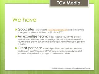 TCV Media Company profile 2012 | PPT