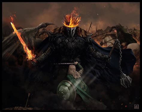 Eowyn vs Witch-King by AhmetCanKahraman on DeviantArt