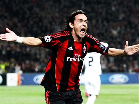 Filippo Inzaghi Milan Goal Celebration Football printing poster 24"x32"wbp05526-in Wall Stickers ...