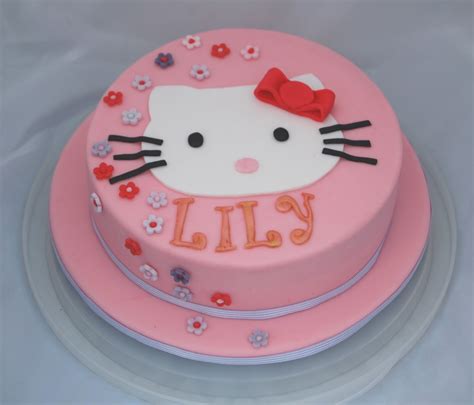 Hello Kitty Birthday Cake and a Big Chocolate Eight - Vanilla Frost Cakes