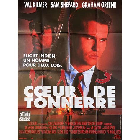 THUNDERHEART French Movie Poster 47x63 - 1992 - Michael Apted, Val Kilmer