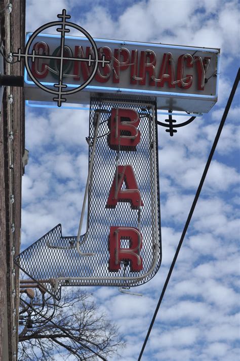 Deep Ellum - Conspiracy Bar sign 01 | Joe Mabel | Flickr