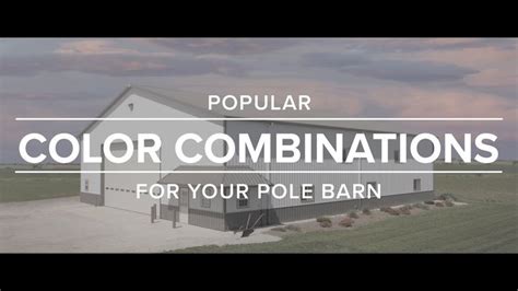 Popular Color Combinations for Your Pole Barn | Pole barn, Pole barn ...