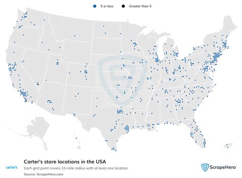 List of all Carter's store locations in the USA - ScrapeHero Data Store