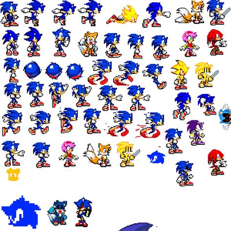 Pixilart - Sonic advance sprites by Sonic-Gamer