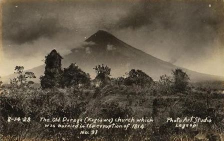 Mt Mayon Volcano Eruption, 1814