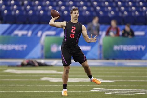 Former Wyoming quarterback Josh Allen earns praise from NFL Combine ...