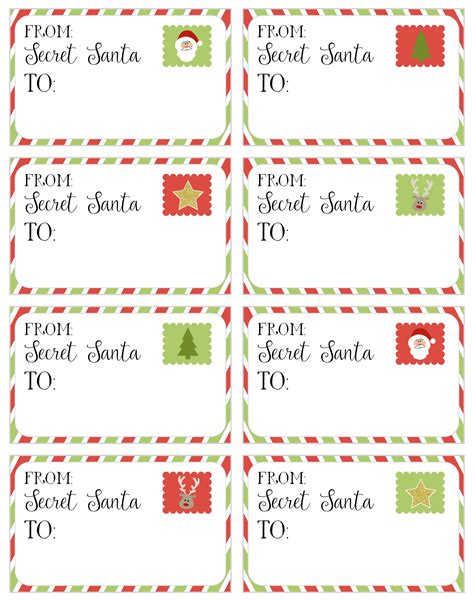 Printable Secret Santa Notes - Printable Word Searches